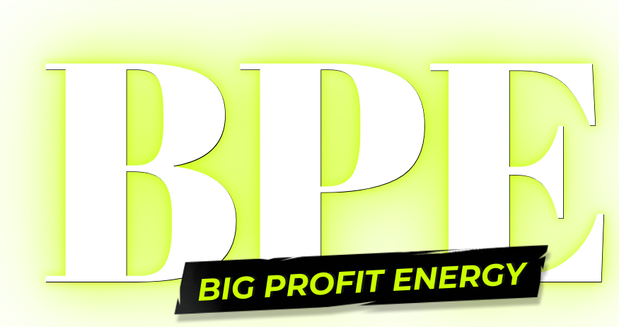 This is the big profit energy logo with the initials B P E.